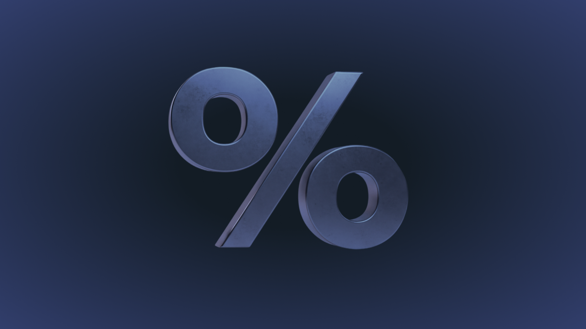 Simbolo de porcentagem que faz referência à Taxa Selic